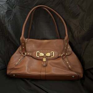 Cole Haan Village F05 Metallic Tan Handbag
